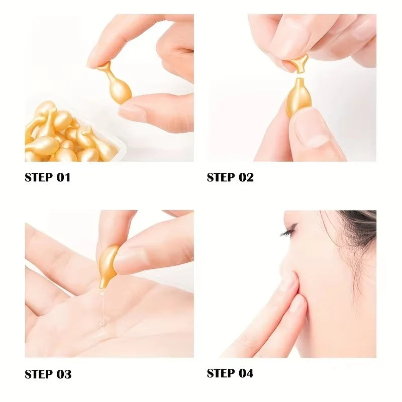 Hyaluronic Acid Capsules Face Serum 20pcs – Collagen Anti-Aging Face Serum Capsules Oasis Select