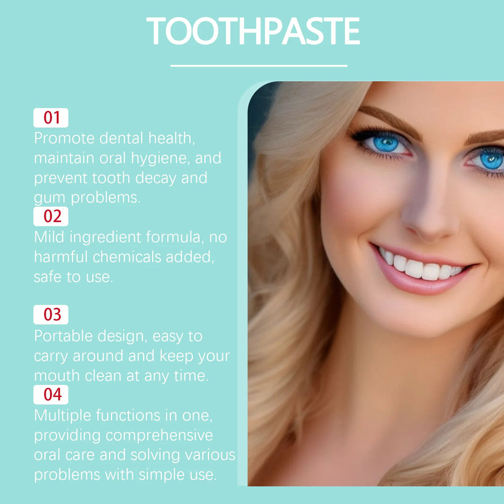Coconut Oil Teeth W-hitening Toothpaste Repair Cavitie Reduce Yellowing Deep Clean Remove Plaque Stains Gum Treatment Toothpaste Oasis Select