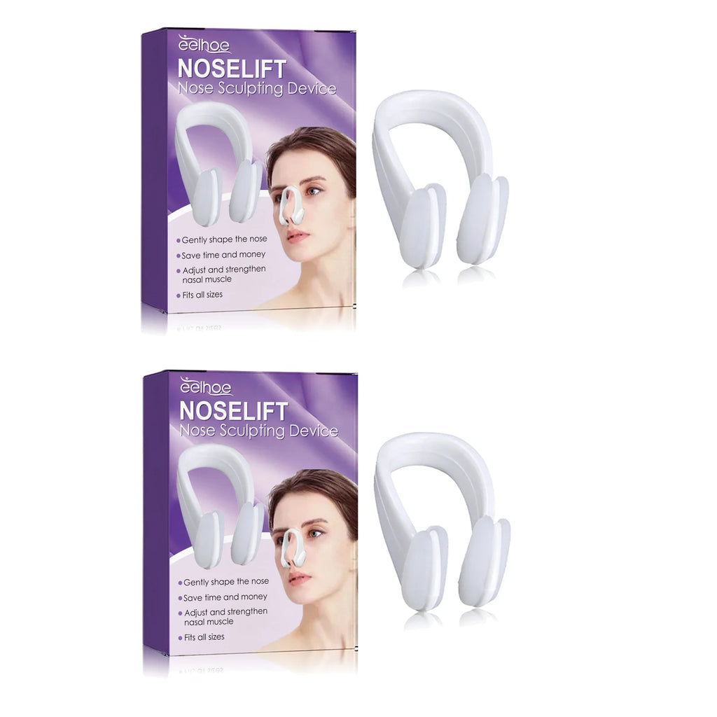 Nose Beauty Clip Silicone Massager EMS Vibration Facial Contour Tool Gentle Lifting Shaper Daily Face Care Bridge Device Oasis Select 2pcs