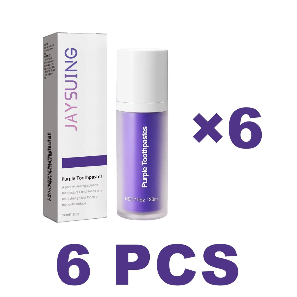 Jaysuing Purple Whitening Toothpaste – Stain & Plaque Removal