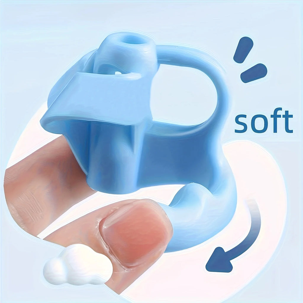 Silicone Pen Grip Correctors -Handwriting Practice Aid with Soft Rubber Pencil Holders,for Improved Posture & Error Correction Oasis Select