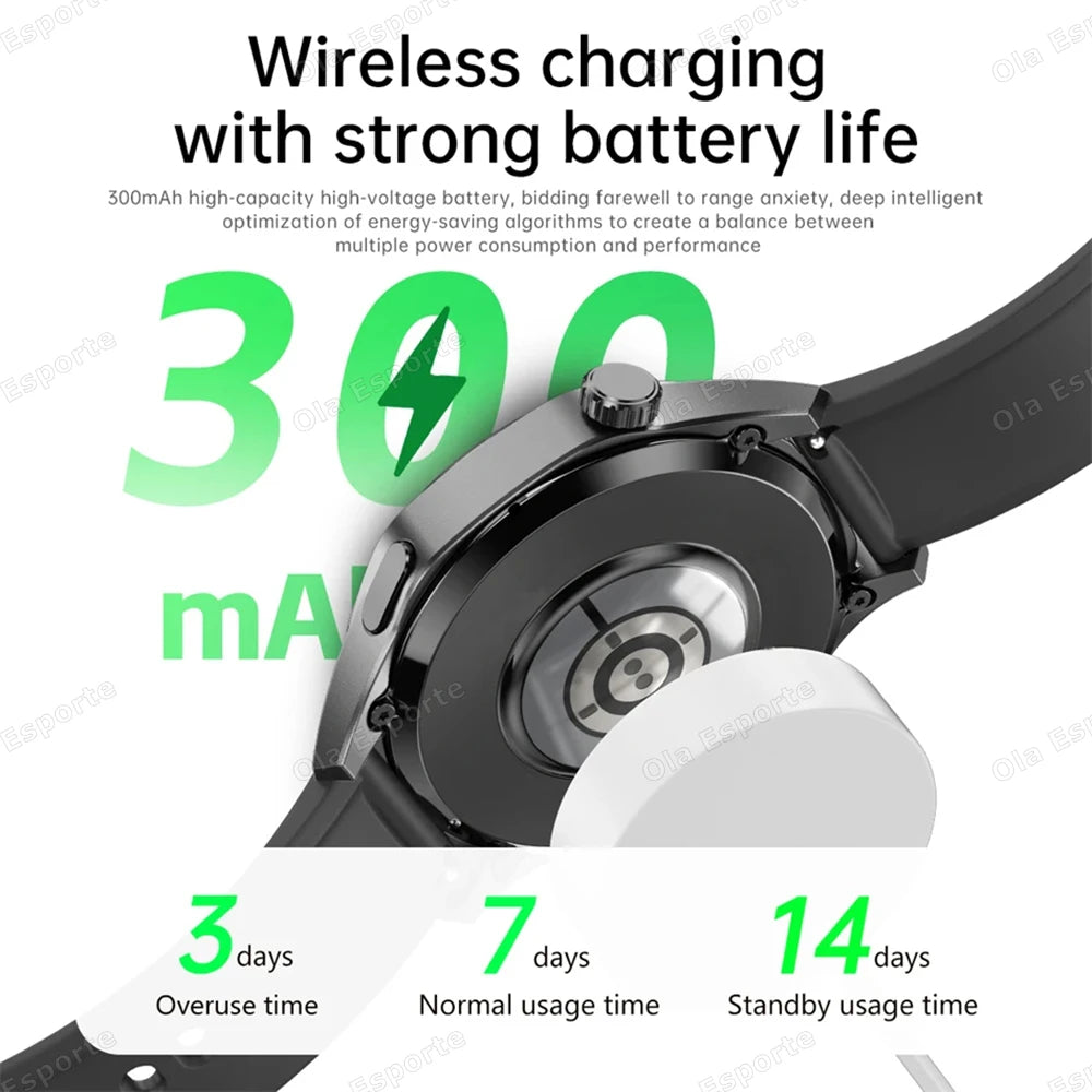 Ola Esporte Smart Watch | ECG, NFC, Bluetooth Call – Android & iOS