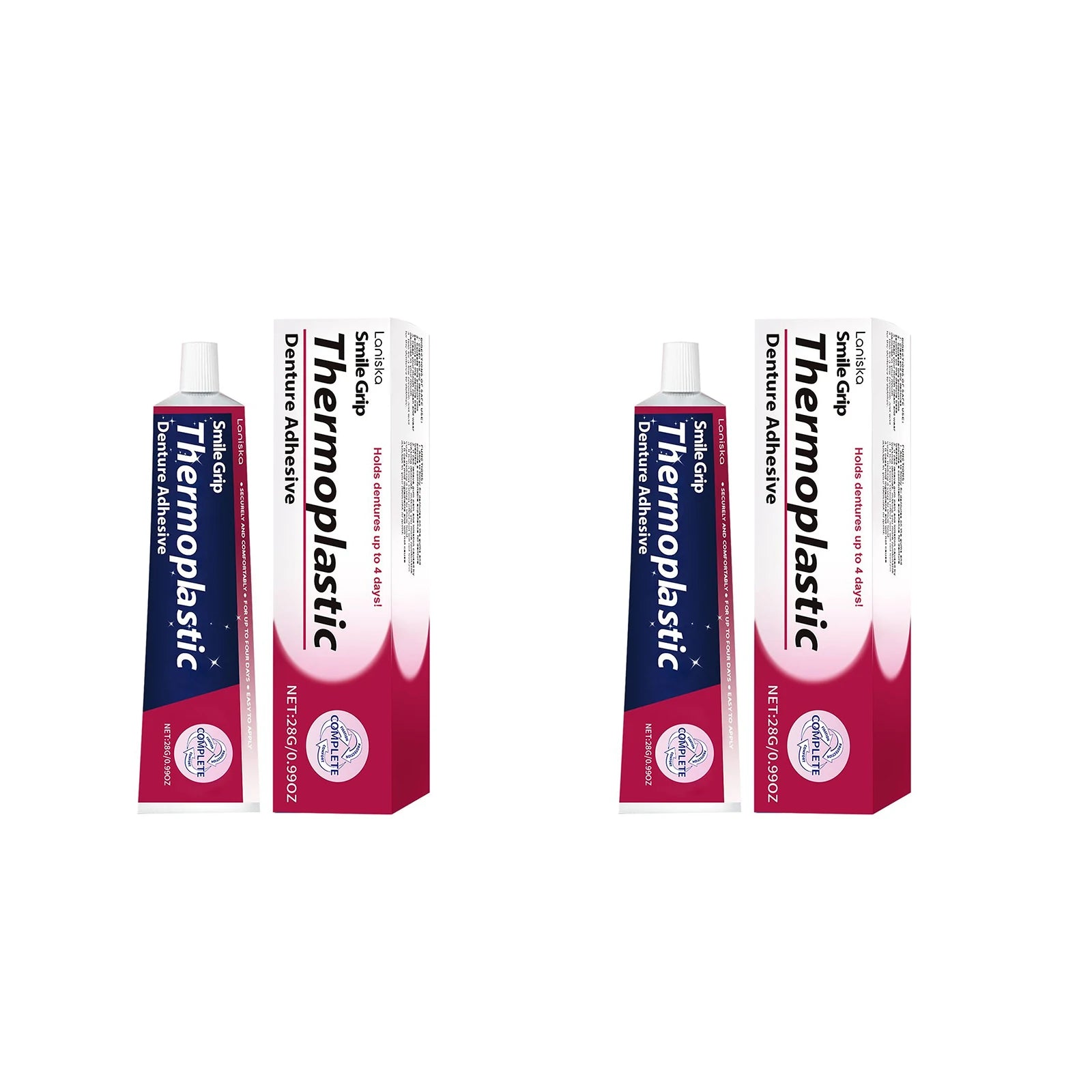 Thermoplastic Denture Adhesive – Soft Reliner & Secure Hold Denture Adhesive Oasis Select 56g boxed