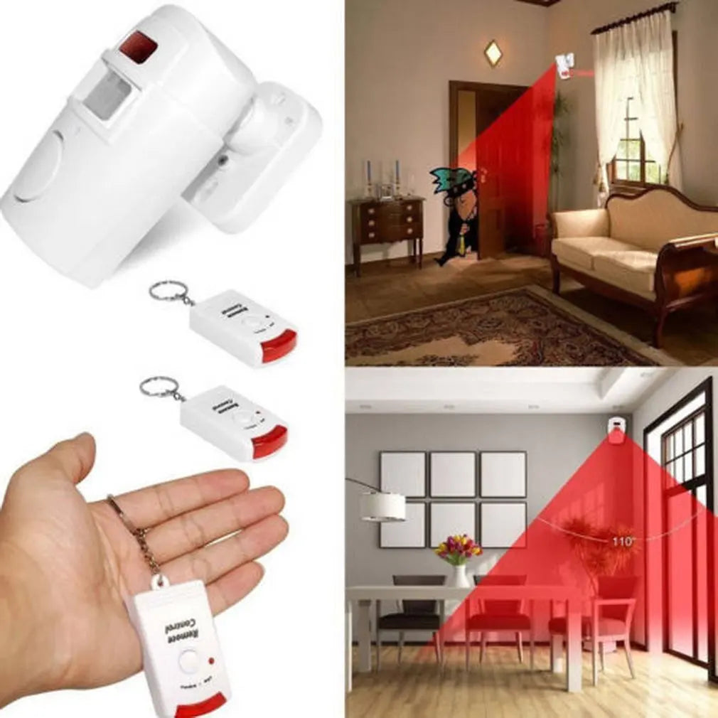 Wireless Motion Sensor Alarm Security Detector Indoor Outdoor Alert Systeem Met Afstandsbediening Voor Thuis Garage Oasis Select