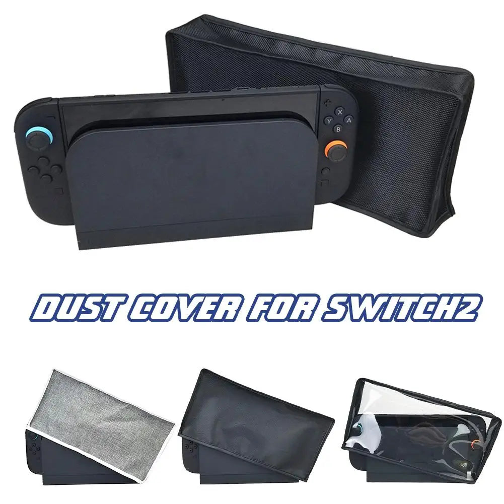 Nintendo Switch 2 Dock Dust Cover – Transparent Protective Sleeve