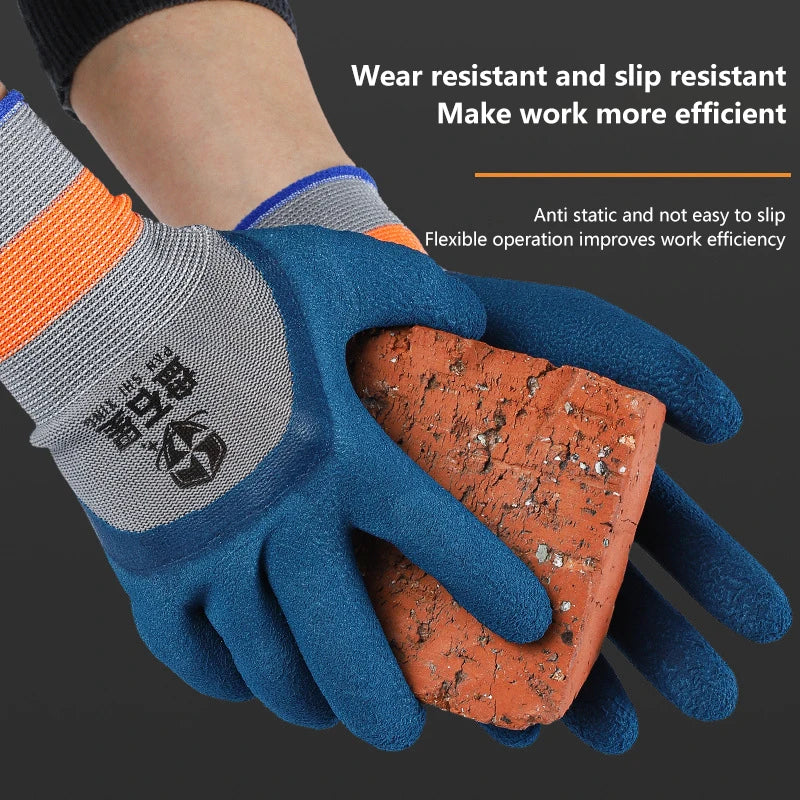 1Pair Tire Rubber Gloves Wear-resistant Non-slip Work Gloves Labor Protection Gloves Home Improvement Garden Construction Oasis Select