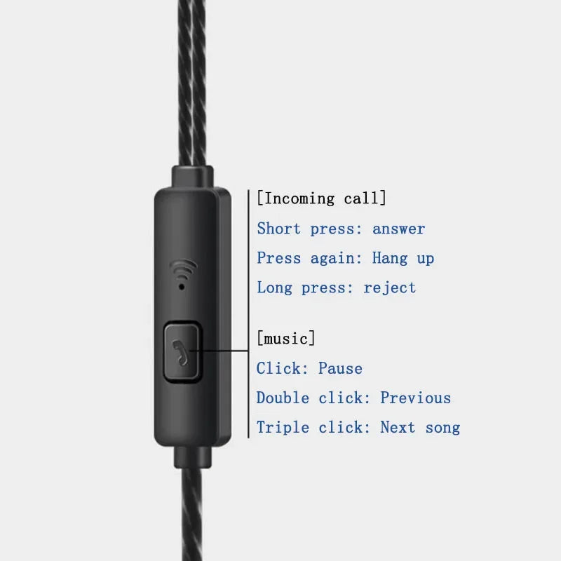 Wired Stereo Headset with Mic volume control Music Earphones Headphones Sport Earbuds with Bass Phone Earphones 3.5mm Oasis Select