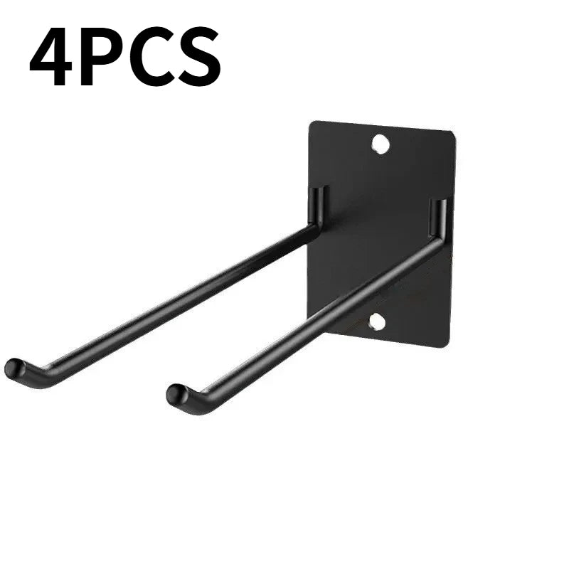 Heavy Duty Tool Storage System Hooks Wall Holder Garage Storage Multi-Purpose Garden Tool Organizer For Garage Wall Hook Oasis Select 4PCS