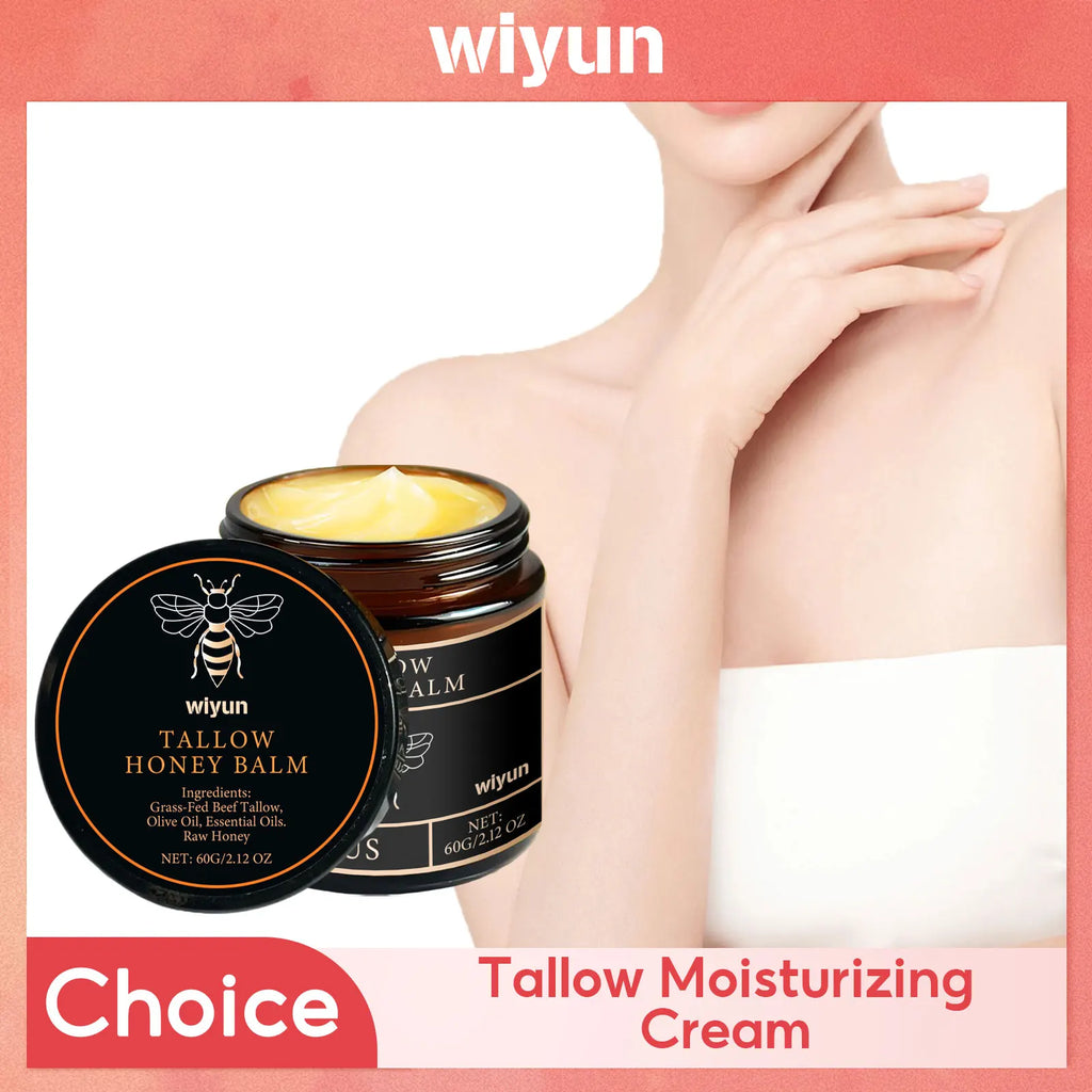 Tallow Honey Cream Glow Hydrating Skin Improve Elasticity Soft Bleaching Improve Dullness Firming Face Body Moisturizer Lotion Oasis Select