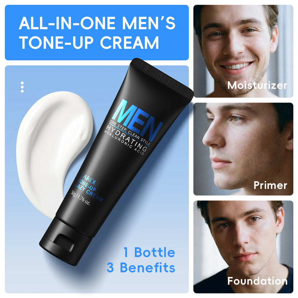 LAIKOU Men BB Cream – Tone Up, Brighten & Concealer 50g Men's BB Cream Oasis Select