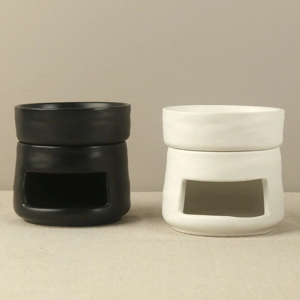 Ceramic Aromatherapy Stove Modern Simple European Ceramic Aromatherapy Essential Oil Stove (does not support dry burning) Oasis Select