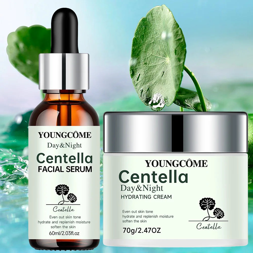 YOUNGCOME Centella Asiatica Serum & Hydrating Cream