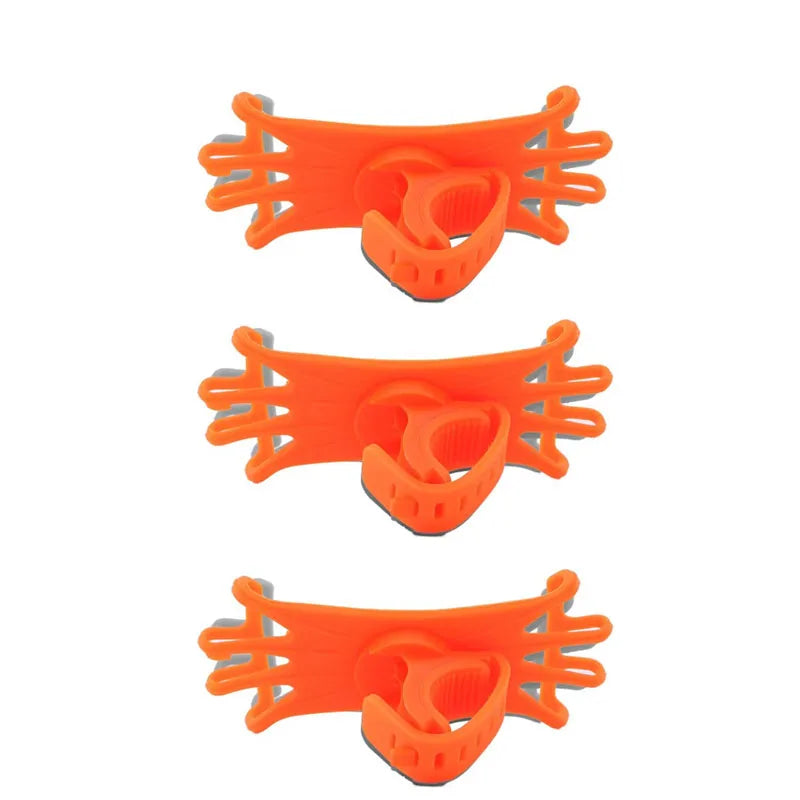 1/2/3pcs Rotatable Mobile Phone Bicycle Motorcycle Holder Bike Safe Bracket Silicone Support Silicone Pull Type Phone Stand Oasis Select 3pcs Orange