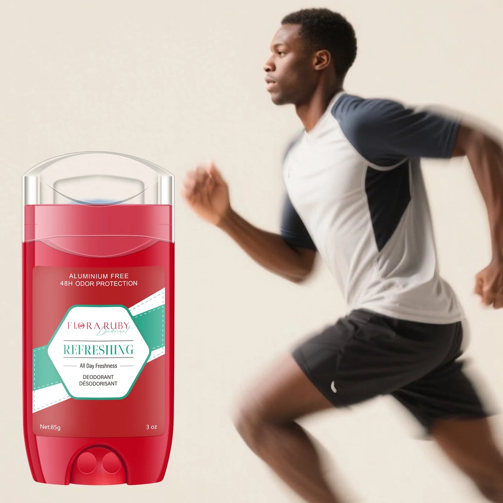 Aluminum Free 48-Hour Sweat and Odor Protection Body Deodorant Stick, All-Day Underarm Protection for Men and Women Oasis Select