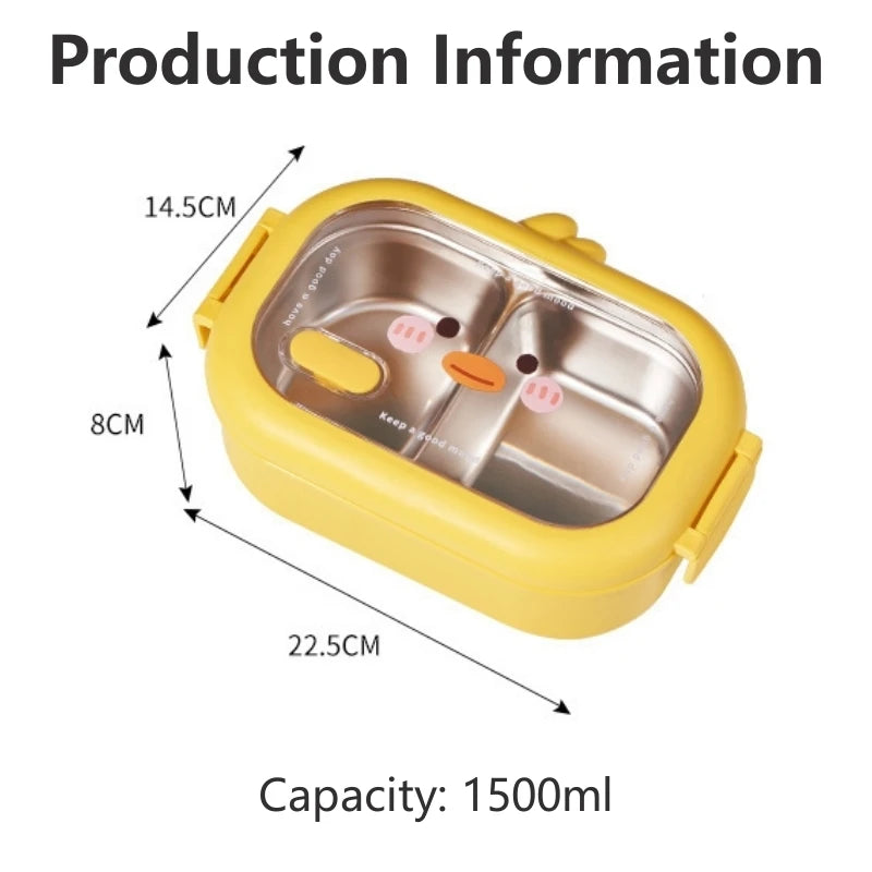 Portable 304 Stainless Steel Lunch Box For Kids Students Picnic Sealed Food Container Heatable Lunch box Kitchen Organizer Oasis Select