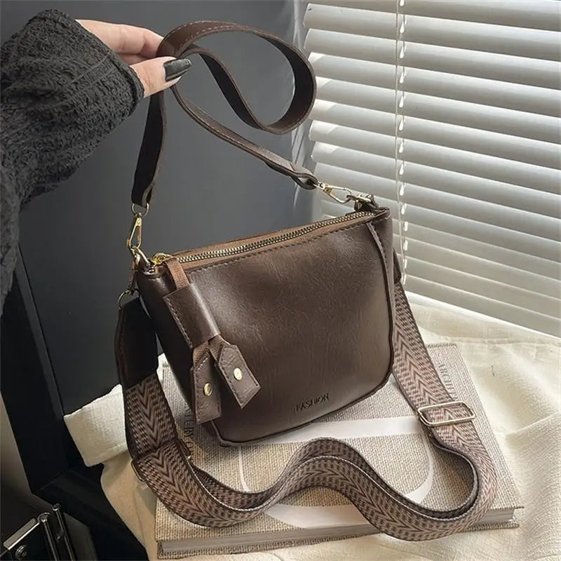 Women's PU Leather Crossbody Bag | Stylish Shoulder Handbag