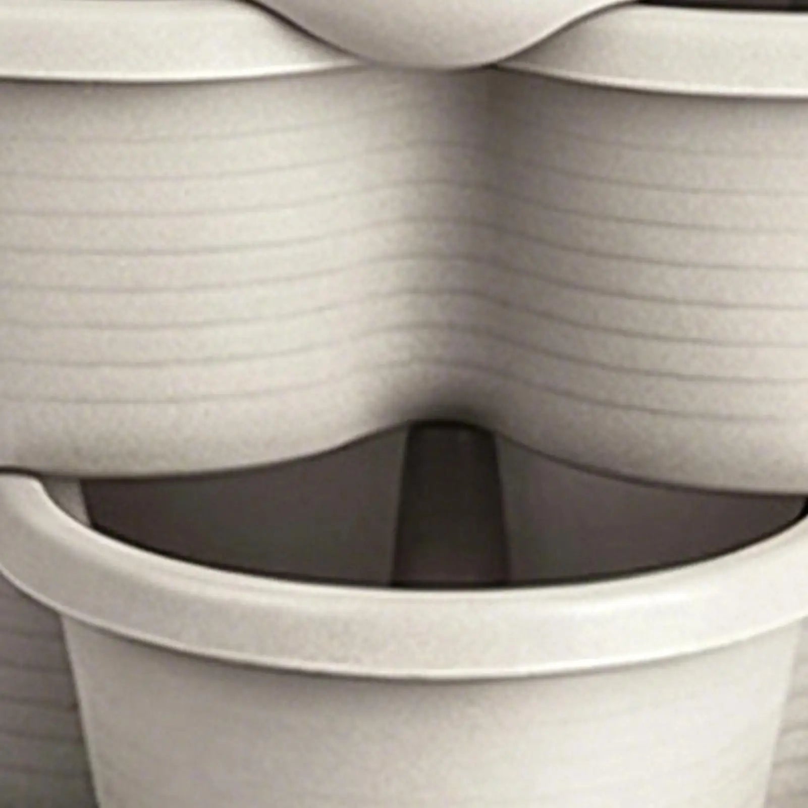 Stackable Plastic Flower Pot Multi-layer Garden Planter Tower Plant Vase Holder Nursery Pots Home Garden Balcony Decoration Oasis Select