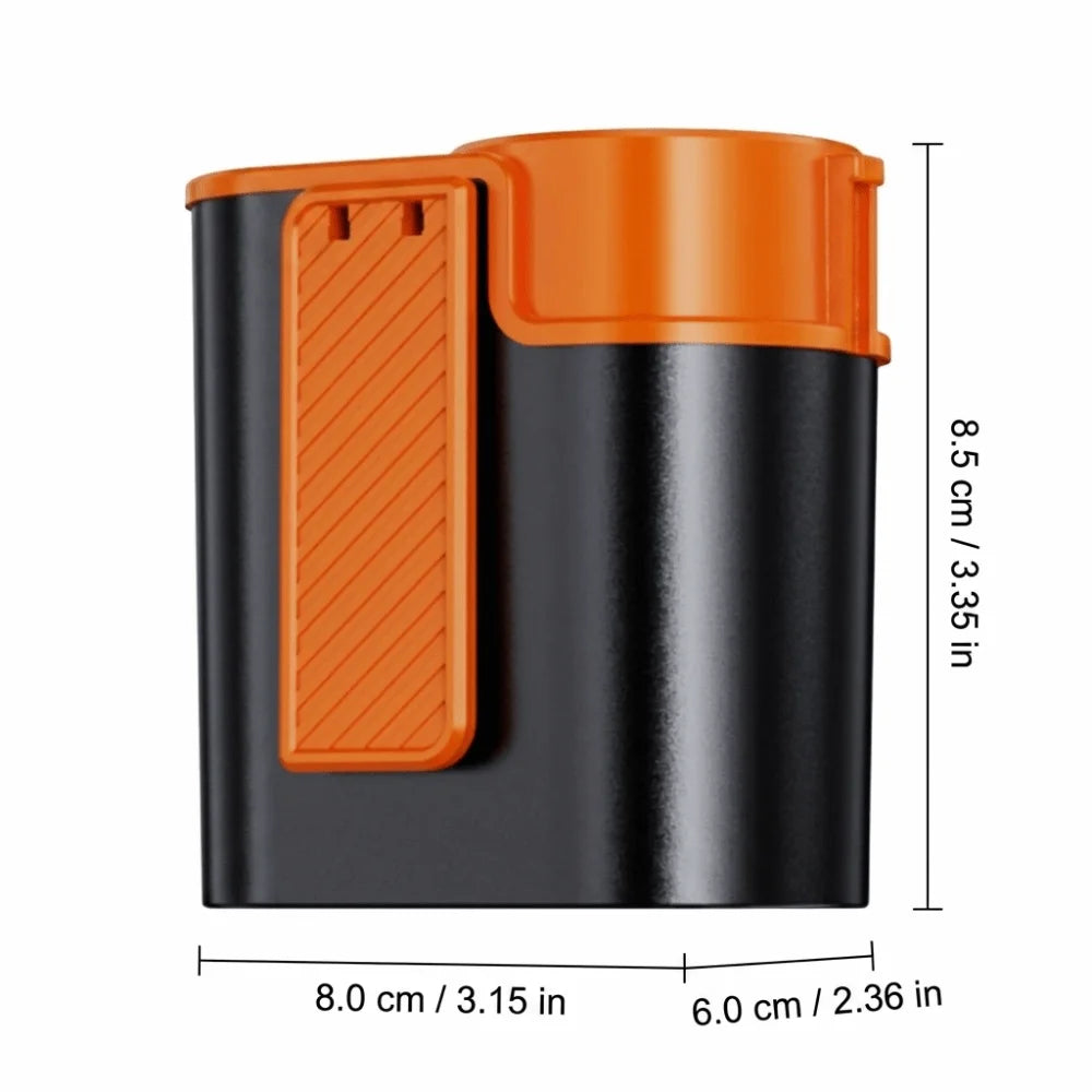 LED Display Waist Clip Fan Strong Airflow High-Speed Hanging Neck Fan Dual Wearing Solid Clip Structure Mini Cooling Fan Oasis Select