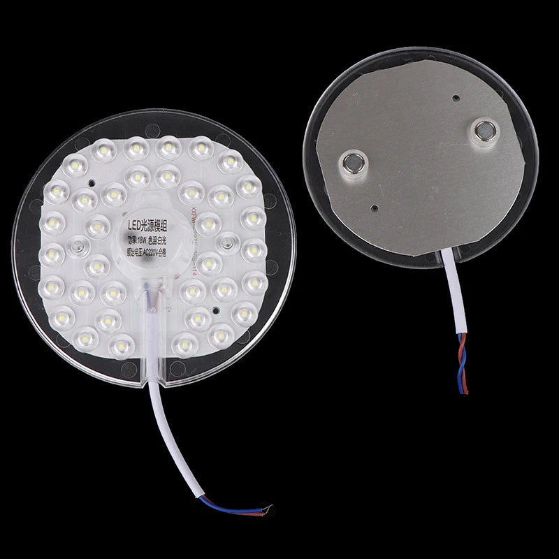 Hot Sale 1 Set Magnetic Suction LED Panel Circle Ring Light 12W 18W 24W 36W 48W 72W LED Round AC220V Ceiling Lamp Light Source Oasis Select
