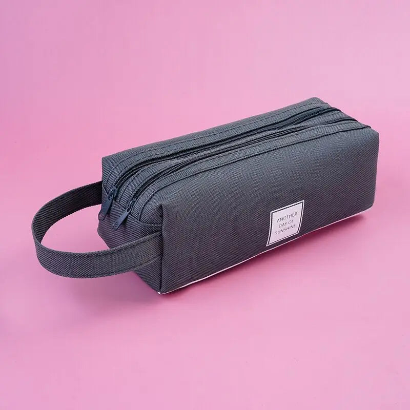 Large Capacity Pencil Case Kawaii Stationery Organizer School Office Supplies Back To School Pencil Boxes for Girls Boy Oasis Select Dark Grey