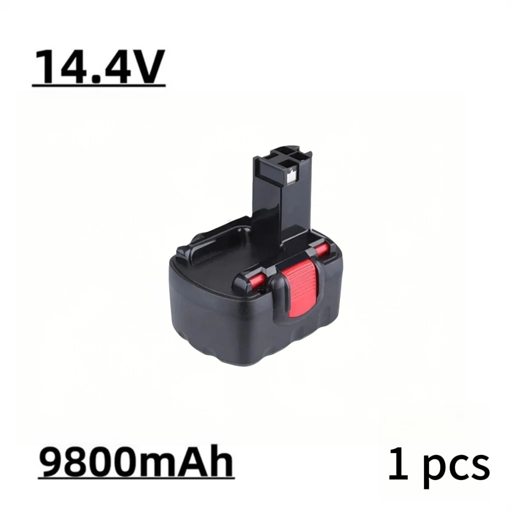 9800mAh For Bosch 14.4V Battery For Bosch D70745 2607335273 BAT038 BAT140 BAT040 BAT041 BAT159 2607335465 26073356 Drill Battery Oasis Select 14.4V 9800mAh 1pcs