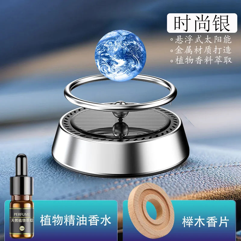 Car center console space planet imitated magnetic levitation decoration car aromatherapy solar interior decoration Oasis Select A Osmanthus