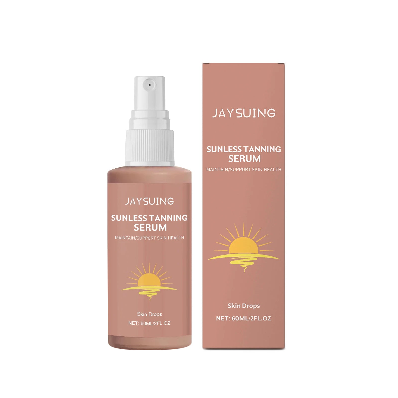 Herbal Self Tanning Essence Spray Sunless Tanning Enhance Skin Melanin Liquid Bronzer Natural Tanner For Body Face Nourishing Oasis Select 60ml Boxed
