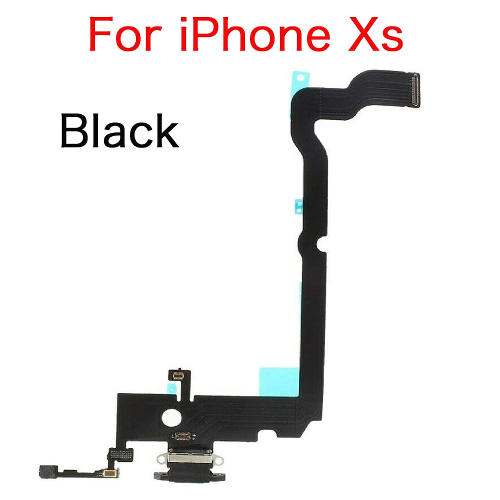iPhone X XR XS Max Charging Port Dock Flex Cable & Mic Replacement