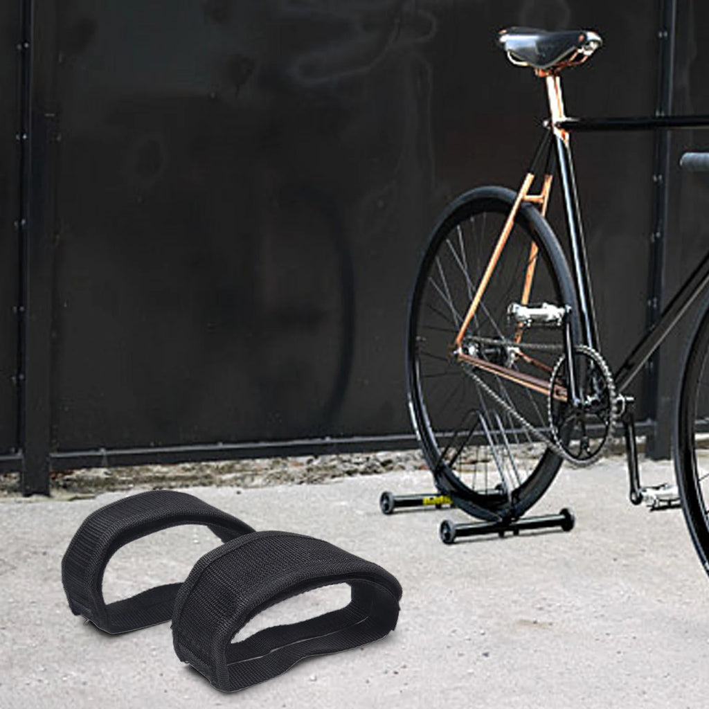 A Pair Of Cycling Pedal Boots Outdoor Cycling Pedal Foot Covers Bicycle Pedal Fixed Foot Straps 15cmx5cm Bicycle Accessories Oasis Select