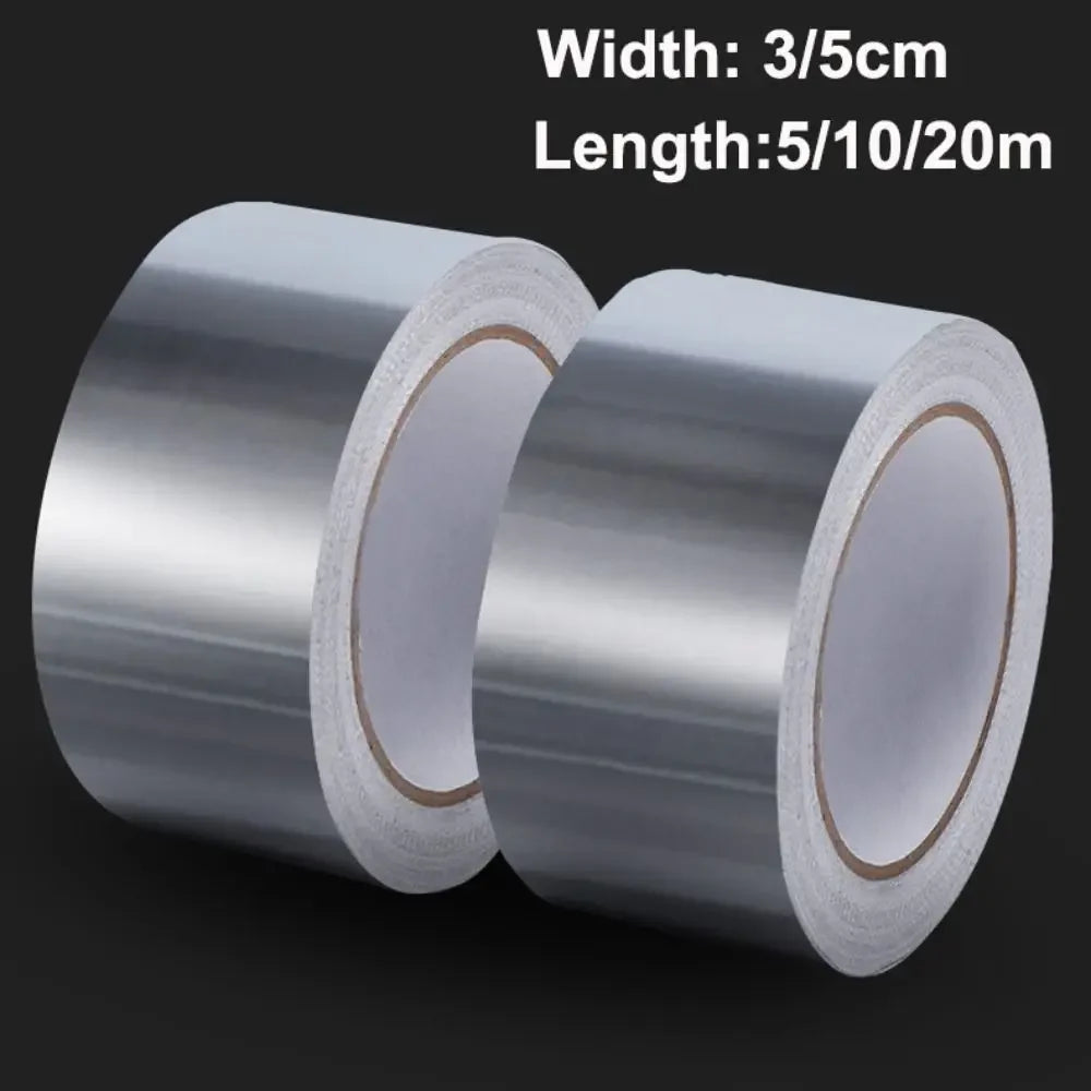 New High-Temperature Aluminum Foil Tape Self-Adhesive 30/50mm Cooktop Tape Anti-Mold Tape Countertops Kitchen Oasis Select
