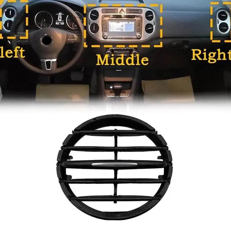 1Pcs Car Air Conditioning Folding Accessories For 2010-2017 Air Vent Cover Auto Interior Air Conditioning Vents Grille Oasis Select