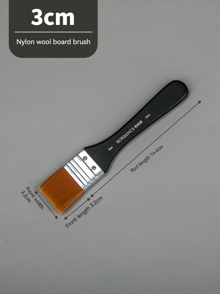 Watercolor Oil Art Paint Brush 7 Styles Memory Nylon Hair Painting Brushes Set Wood Handles Acrylic Paints Drawing Brush Tools Oasis Select 1Pc 3cm