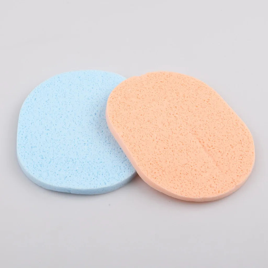 Seaweed Cellulose Facial Cleansing Sponge Puff – 2 Pack