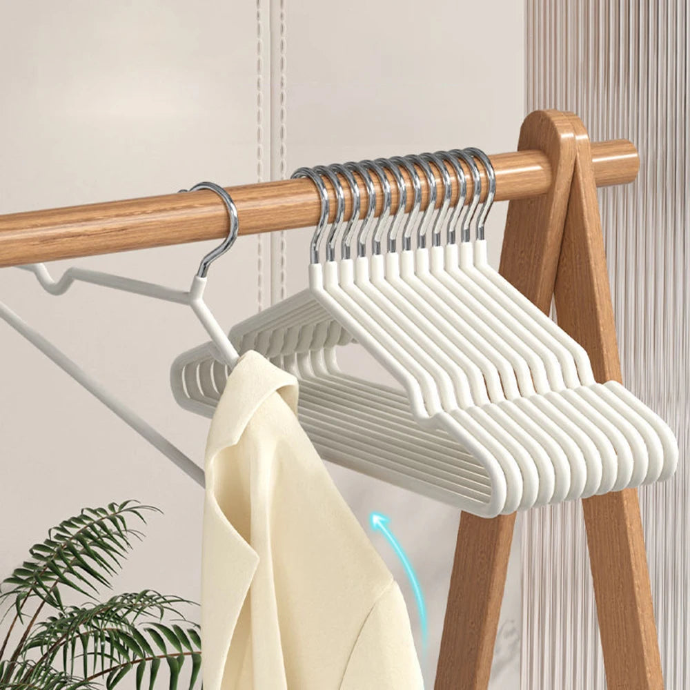 Non-Slip Stainless Steel Clothes Hangers | Space-Saving