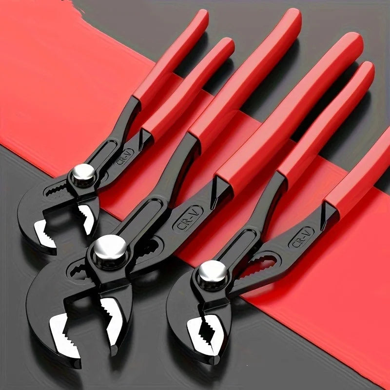 7/10/12 Inch Water Pump Pliers Quick-Release Plumbing Pliers Pipe Wrench Adjustable Water Pipe Clamp Pliers Household Hand Tools Oasis Select