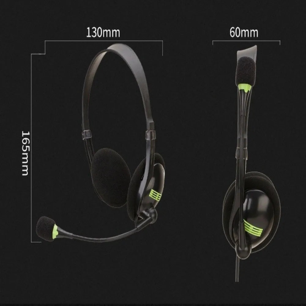 Bluetooth USB Headphones Noise Cancelling Wired Wired Headset USB Physical Noise Reduction Noise Cancelling Headphones Oasis Select
