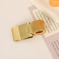 Retro Spring Metal Pen Clip Portable Notebook Pen Fixing Clamp Student Office Accessories@#X Oasis Select A2