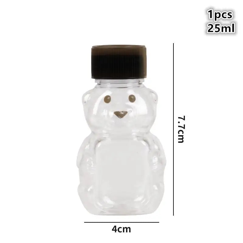 Mini Bear Squeeze Sauce Bottles | Portable Condiment Containers