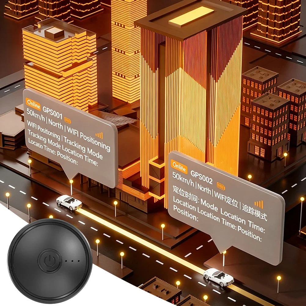 Smart Magnetic GPS Tracker | 4G Real-Time Locator for Car & Pet