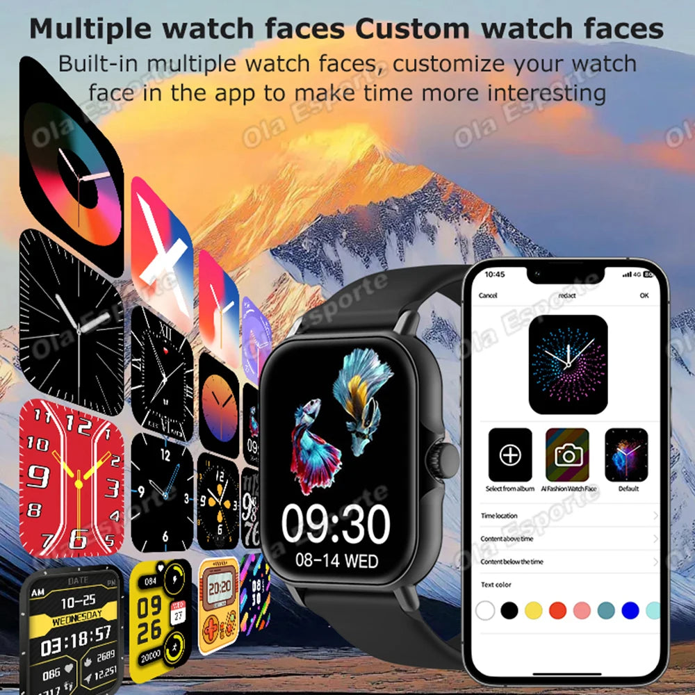 Ola Esporte HW12 1.83" Bluetooth Smartwatch | Fitness Watch
