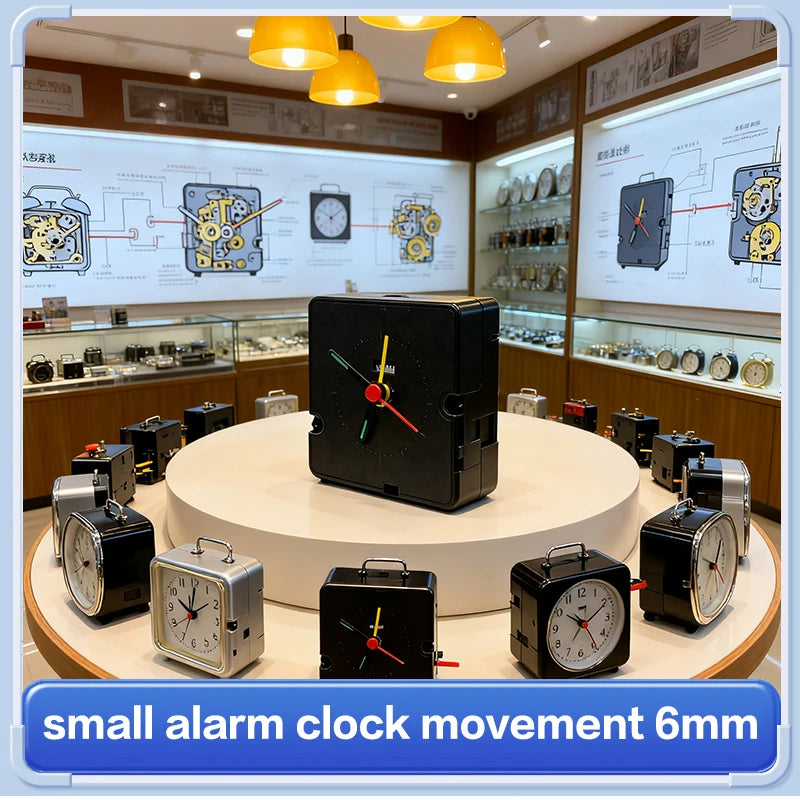 Table Quartz Alarm Movement Clock Machine,Quartz Clock Parts Alarm Clocks DIY Replacement Part Set Oasis Select Default Title