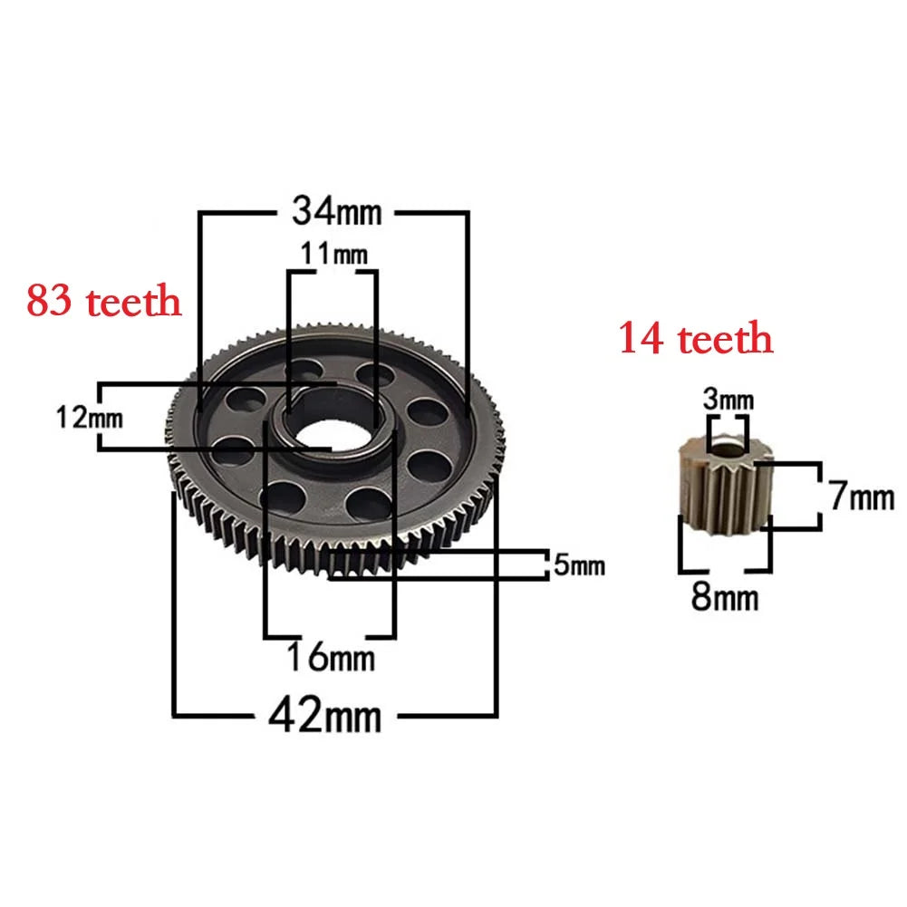 2PCS Replacement Gears For Electrical Chainsaw For 4/6/8-inch Grass Trimmers Electric Chain Saw Accessories Oasis Select