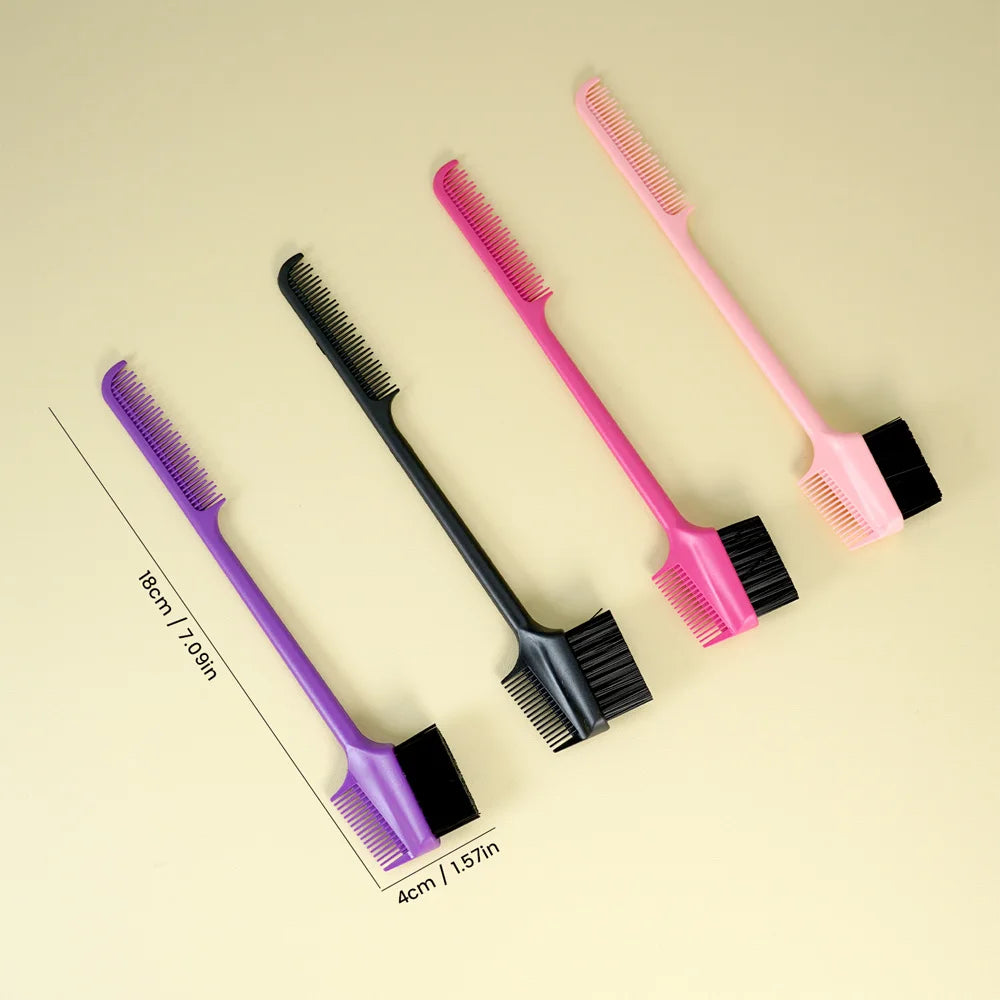 Double-Sided Hair Dye Brush & Comb Set – Salon & Home Hair Color Applicator Oasis Select