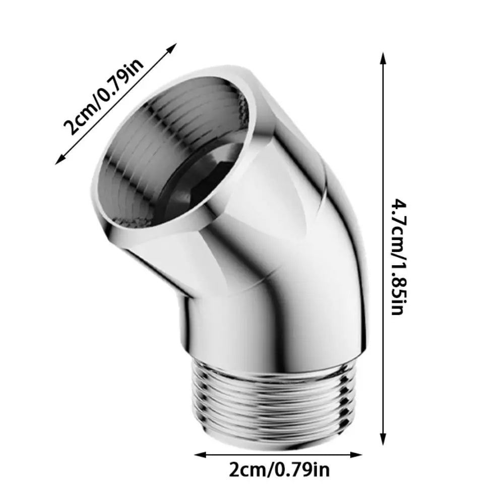 135° Showerhead Angle Adjuster | Universal 1/2" Elbow Connector