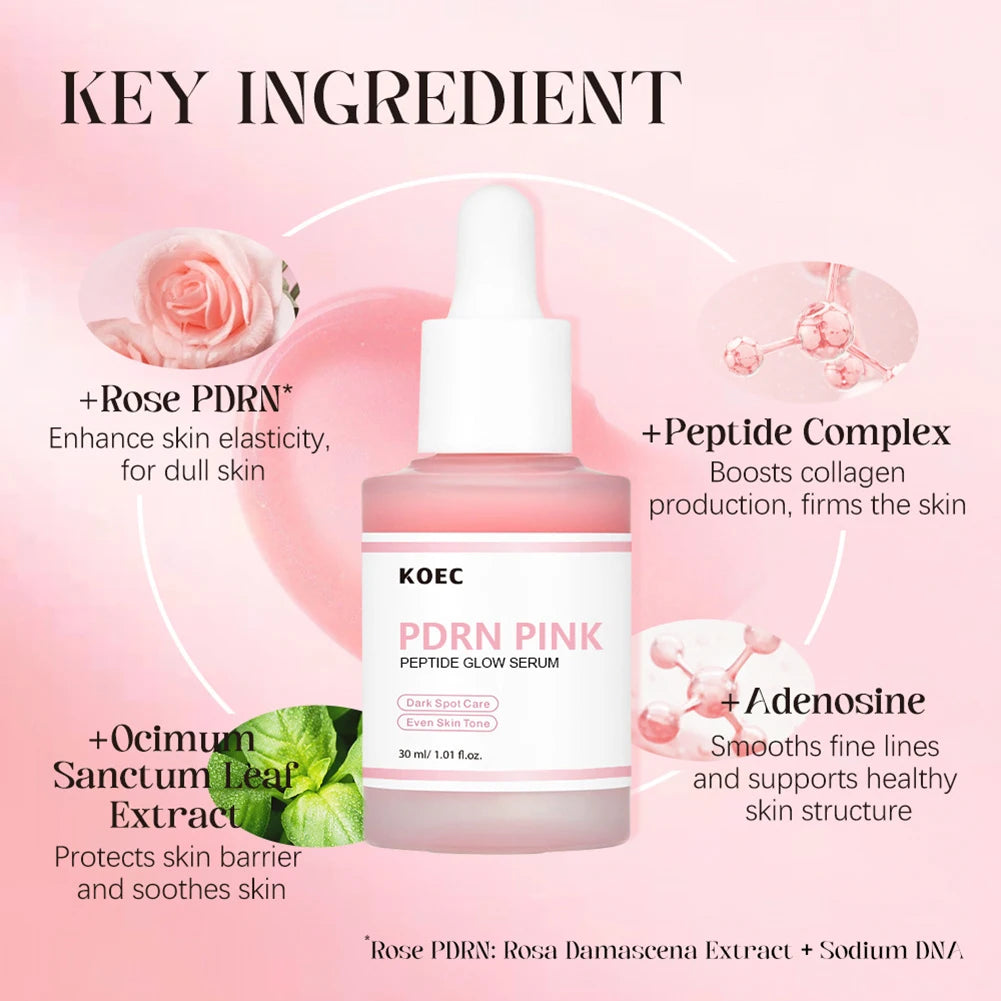 30ml PDRN Pink Peptide Serum – Niacinamide Glow & Firm
