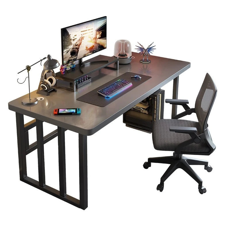 Computer desk, desktop, home bedroom, student learning, writing, internet network, red e-sports desk, rental house, simple offic Oasis Select