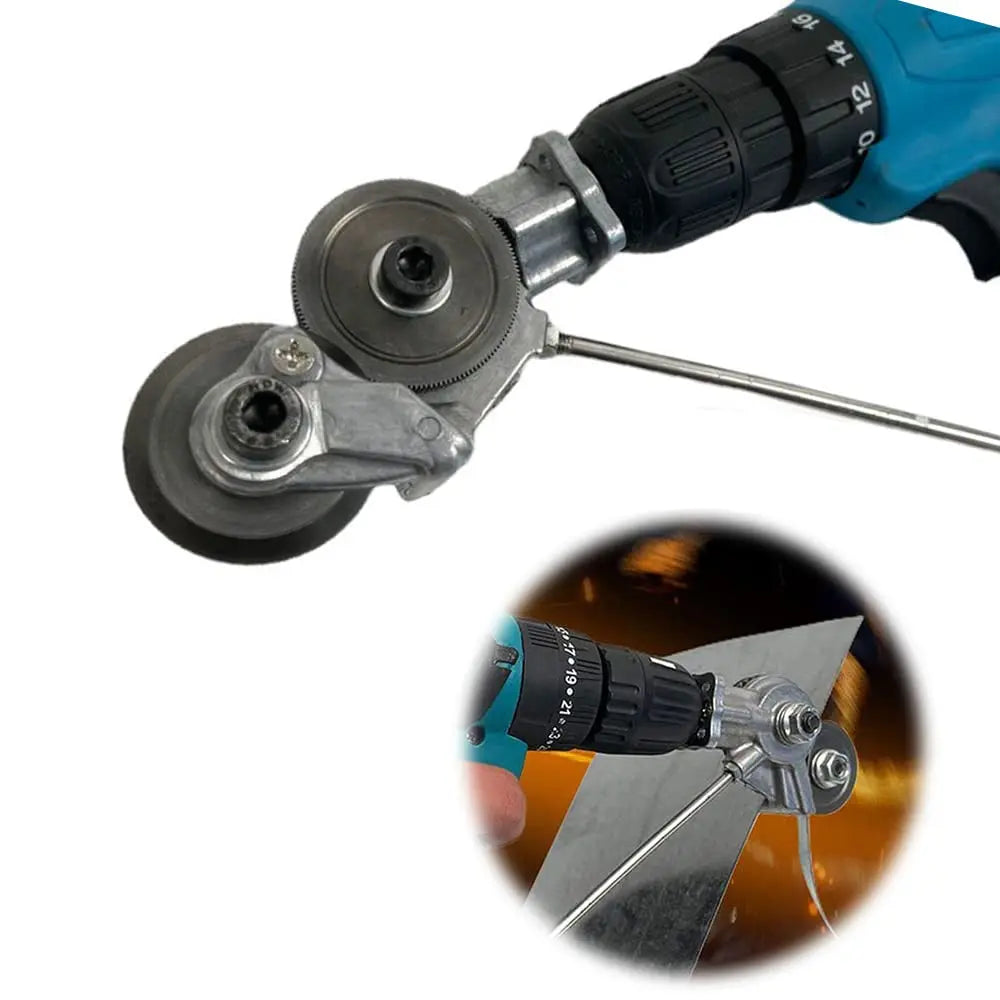 JUSTINLAU Electric Drill Plate Cutter Attachment Metal Sheet Cutter Nibbler Saw Cutter Free Cutting Tool Nibbler Sheet Metal Cut Oasis Select