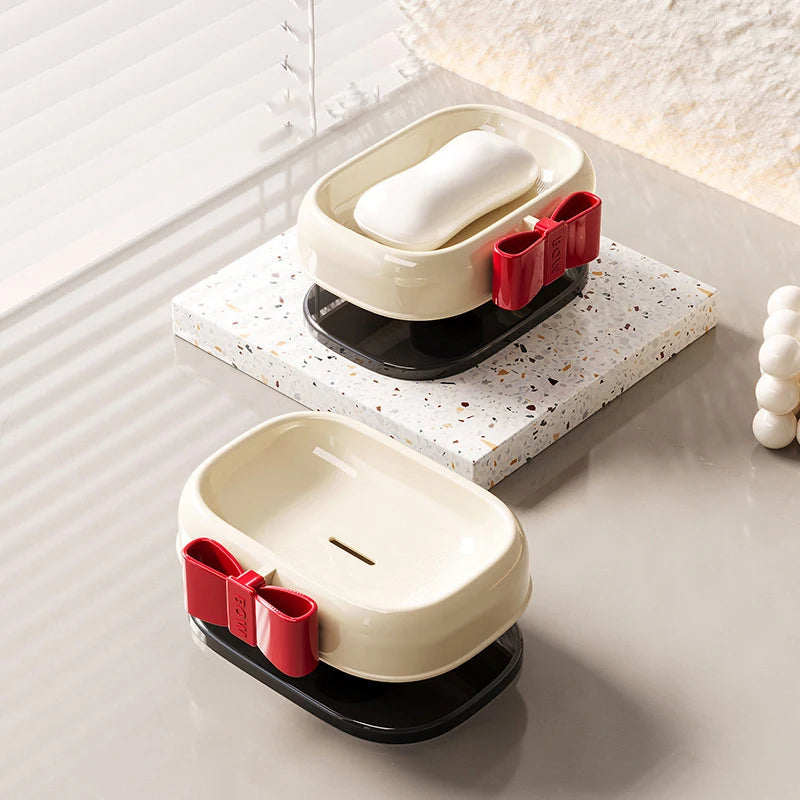 Leakproof Soap Dish With Lid & Draining Layer, Travel Bar Soap Holder Case Container, Portable Travel Size Toiletries Essentials Oasis Select