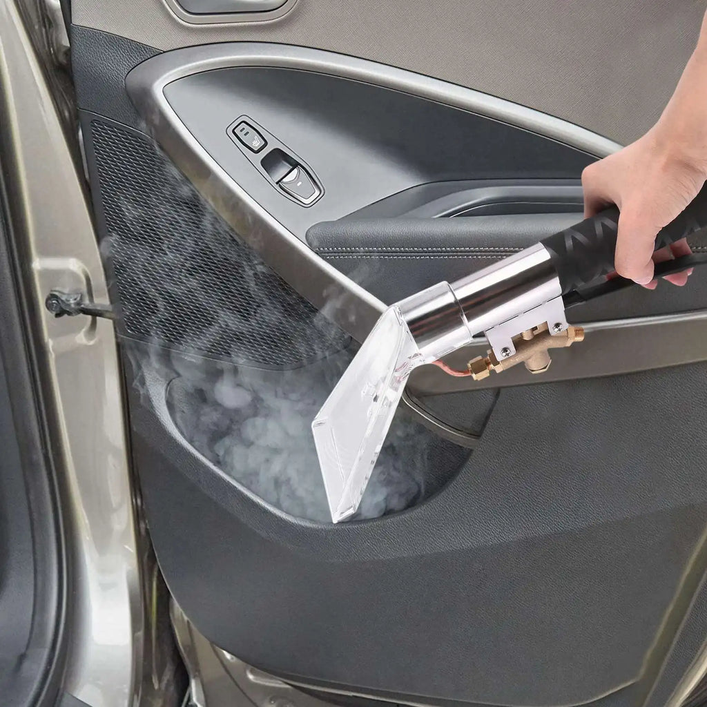 LIKE WISH Upholstery Carpet Cleaning Extractor Machine Auto Furniture Cleaning Hand Tool Oasis Select black silver