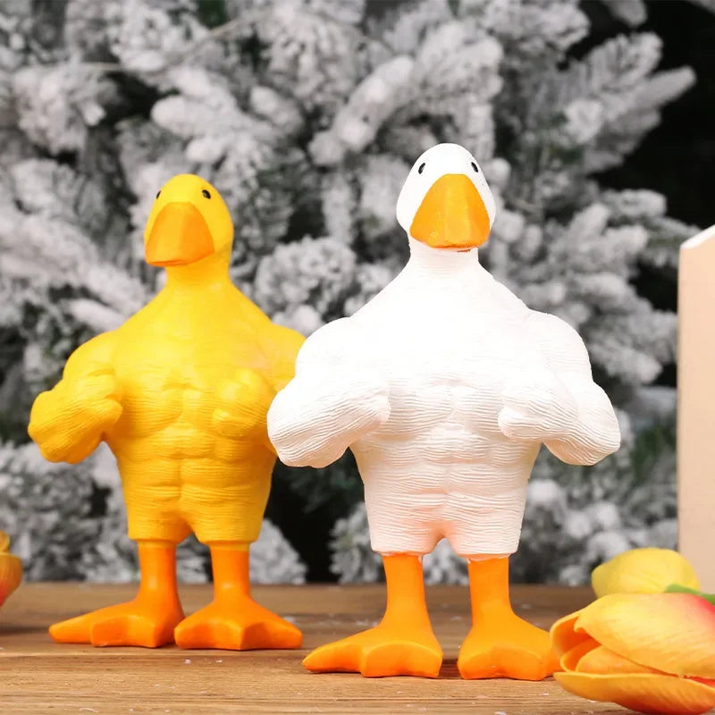 Funny Creative Muscle Duck Home Decoration Garden Decoration Home Resin Crafts Wholesale Decoration Home Decor Oasis Select